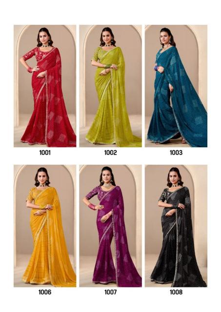 Shorya baandhniya vol 2 printed surat textile market saree price