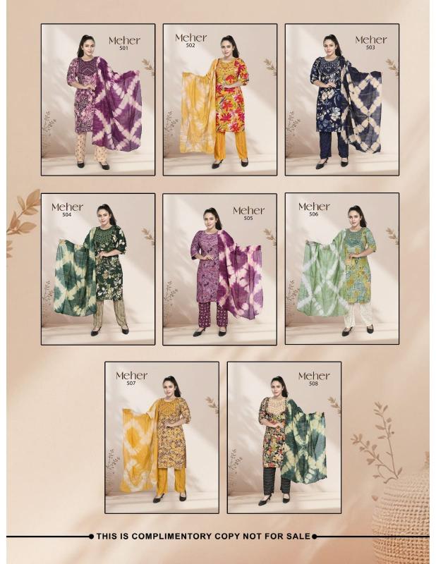 Shorya trendy meher vol 5 best long kurtis online shopping india