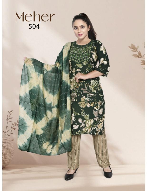 Shorya trendy meher vol 5 best long kurtis online shopping india