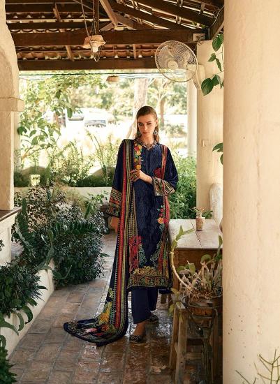 Aiqa the new vintage printed non catalog dress materials wholesaler