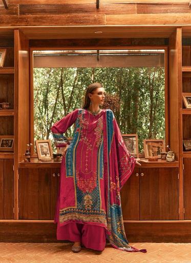 Aiqa the new vintage printed non catalog dress materials wholesaler