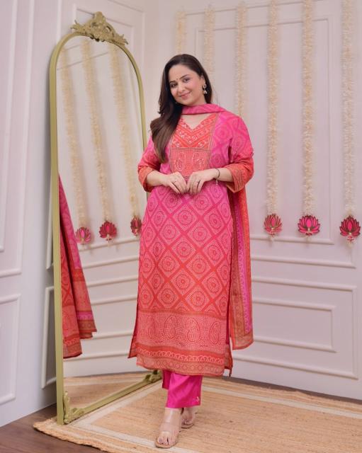 Adhya plus size 3pcs kurti wholesale catalog