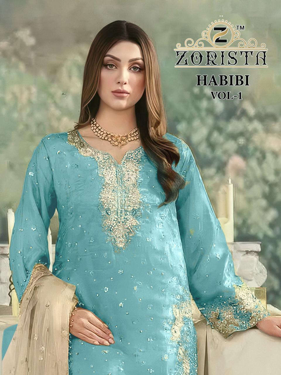 Zorista habibi-vol-1 readymade wholesale market pakistani suit