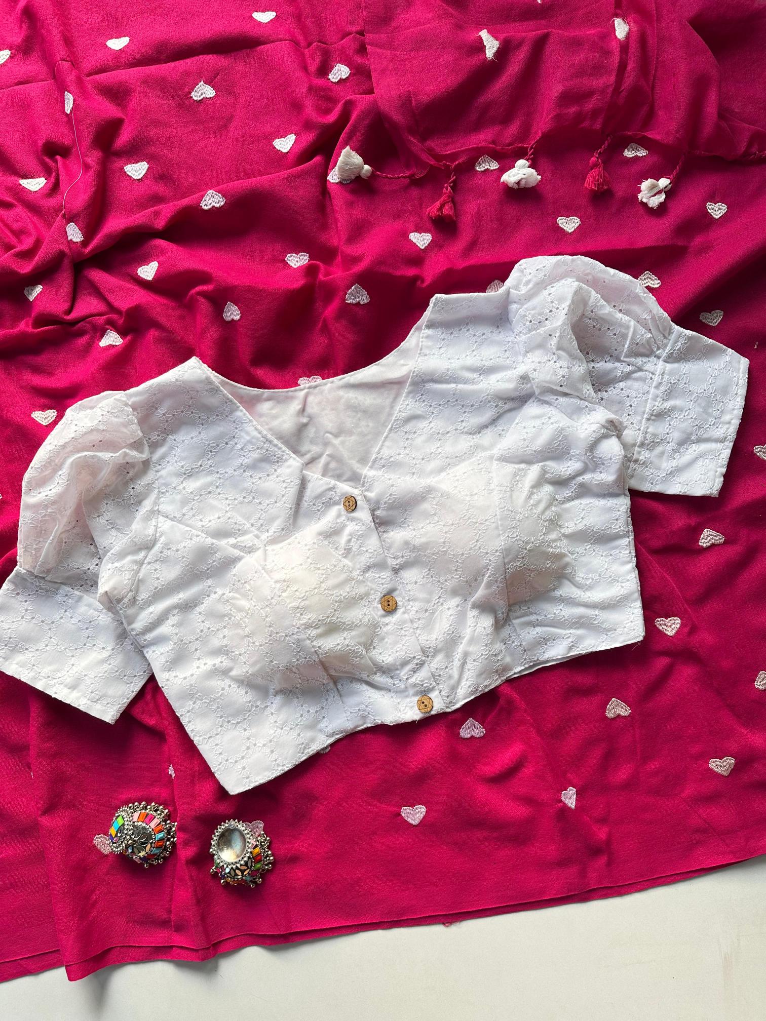 Blousewala original heart khadi cotton surat saree wholesale market