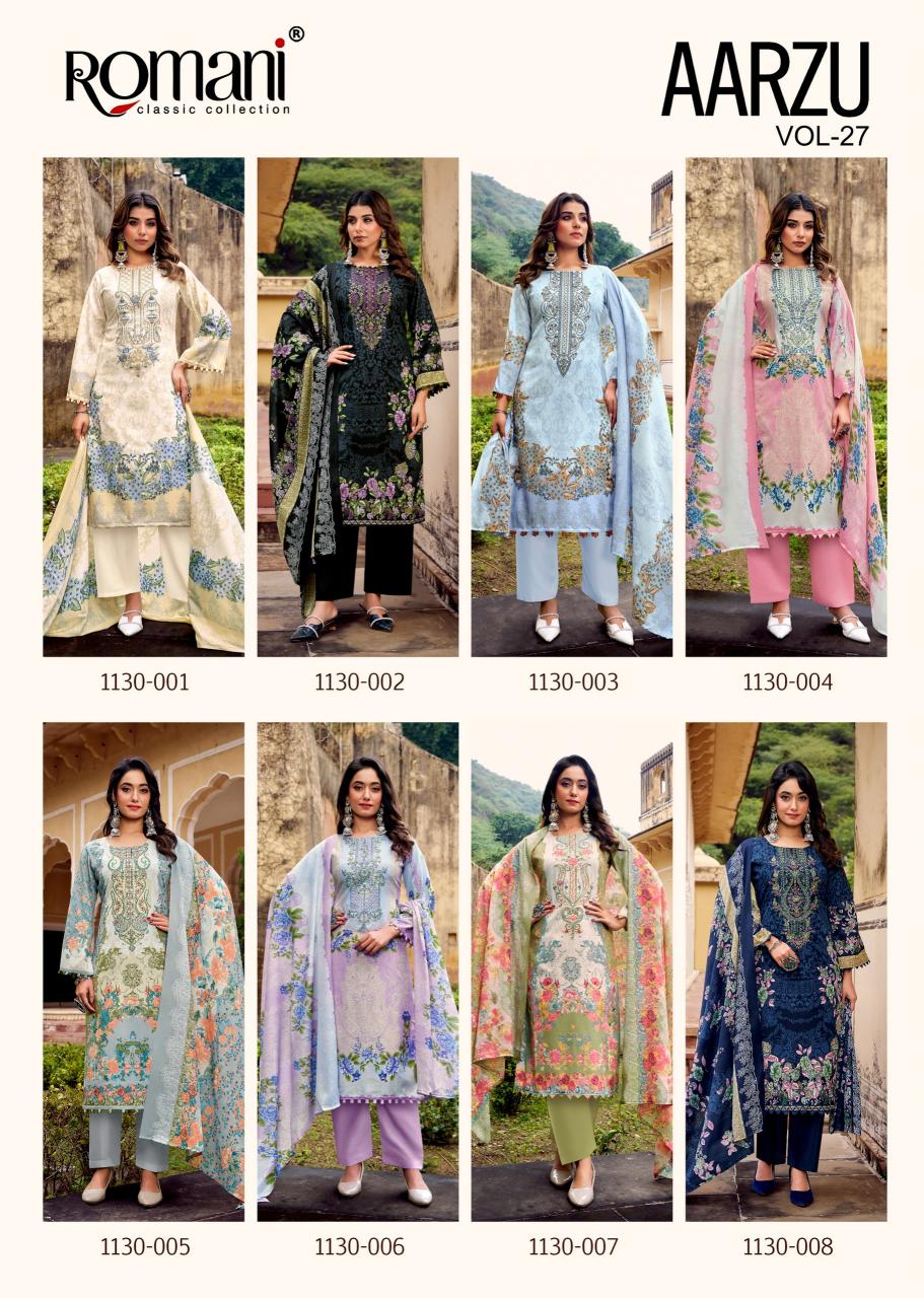Romani aarzu vol-27 dadar wholesale market for dress material 