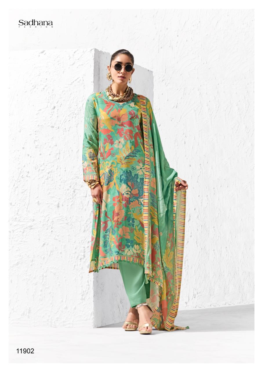 Sadhana coral dress material wholesale in pune 