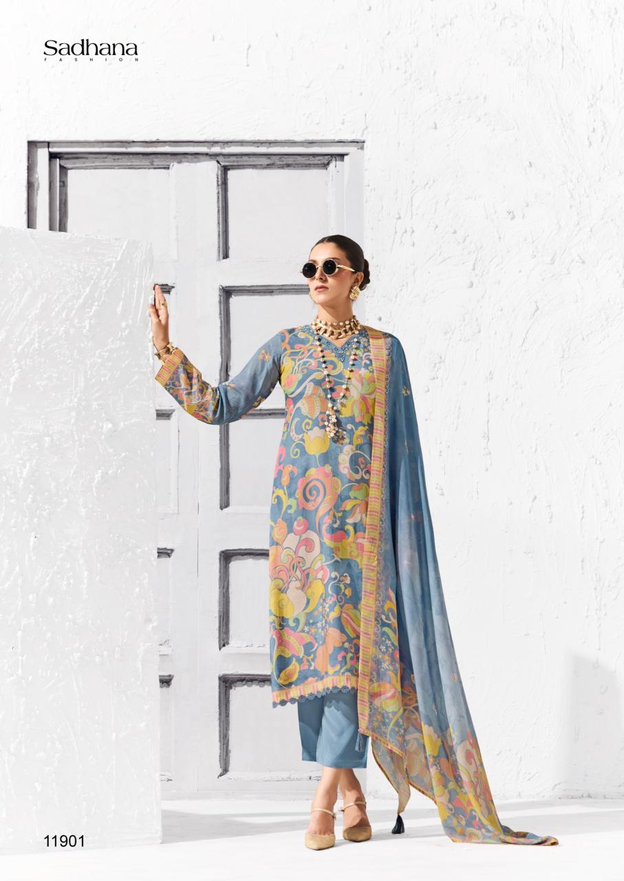 Sadhana coral dress material wholesale in pune 