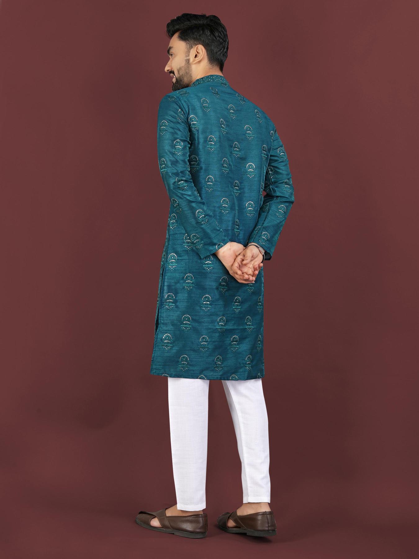 Sangrila Banglory silk Surat wholesale market for mens wear Kurta