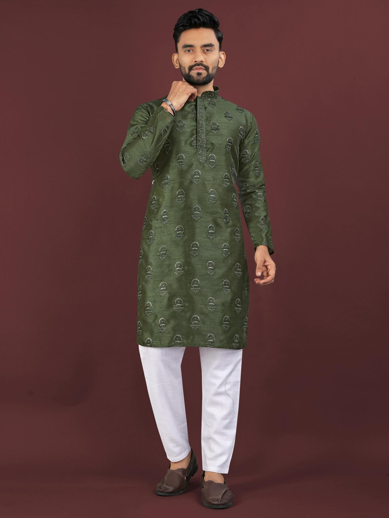 Sangrila Banglory silk Surat wholesale market for mens wear Kurta