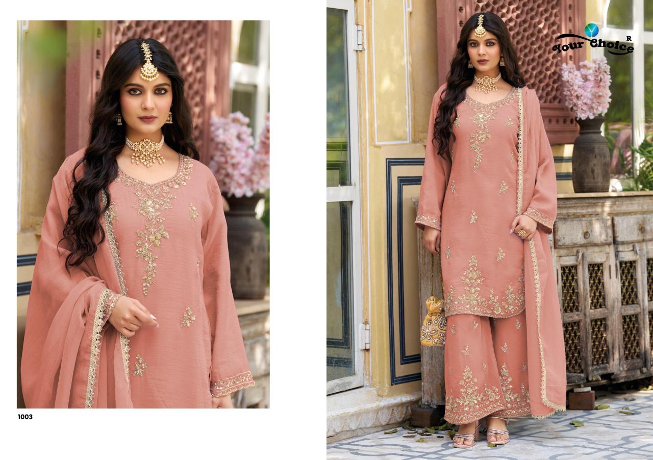 Your choice monoco latest salwar suit wholesale catalogue 