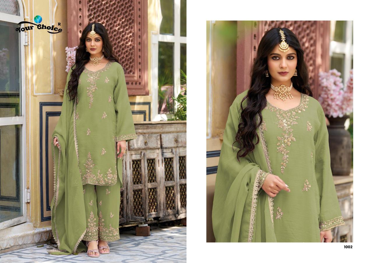 Your choice monoco latest salwar suit wholesale catalogue 