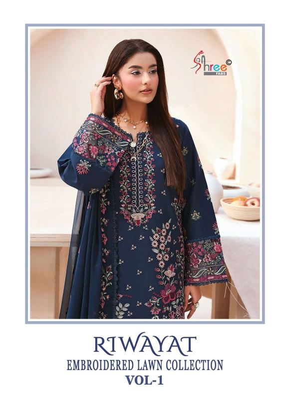 Shree fabs riwayat surat salwar suits wholesale catalogue manufacturers 